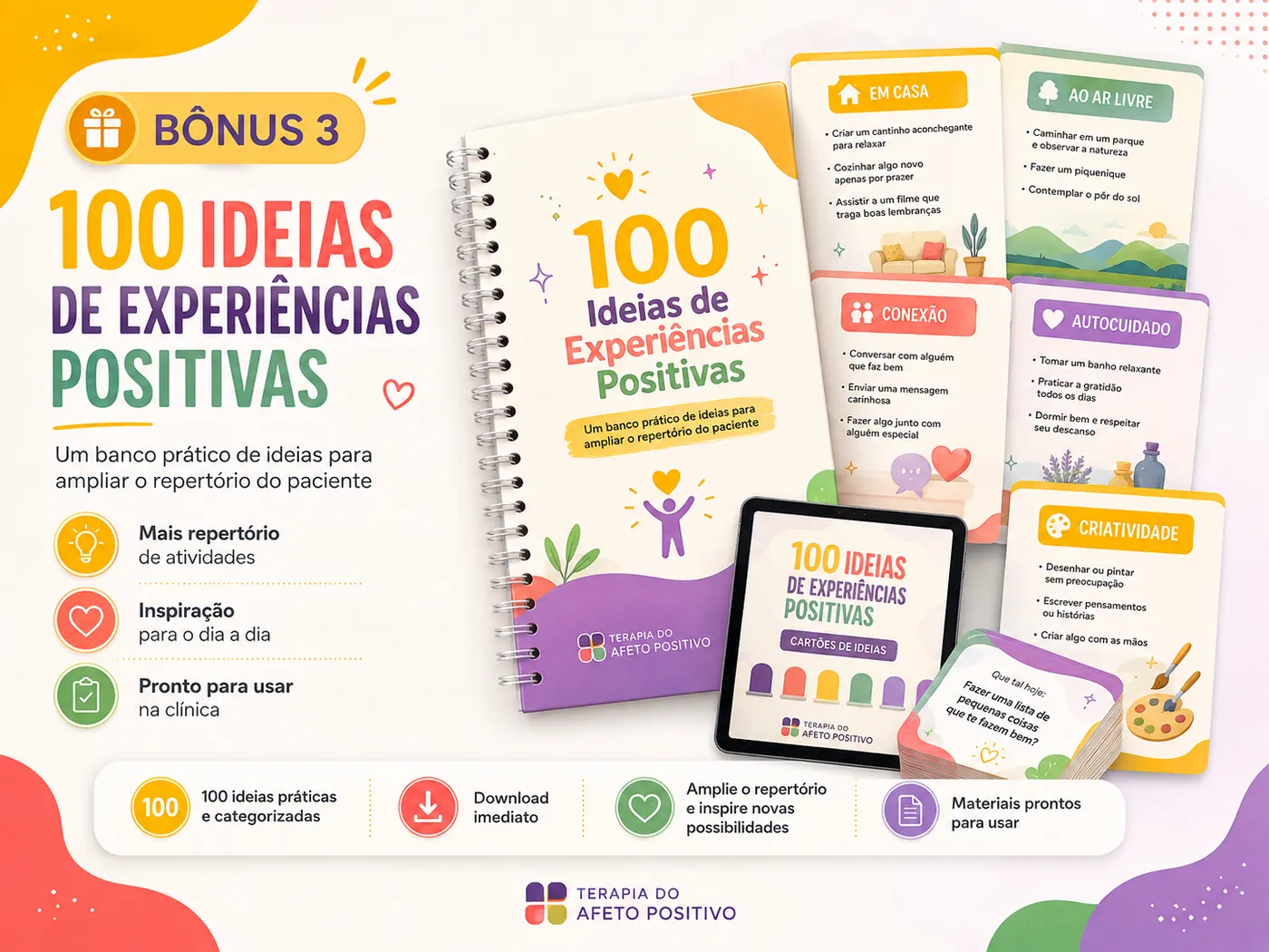 100 Ideias de Experiências Positivas